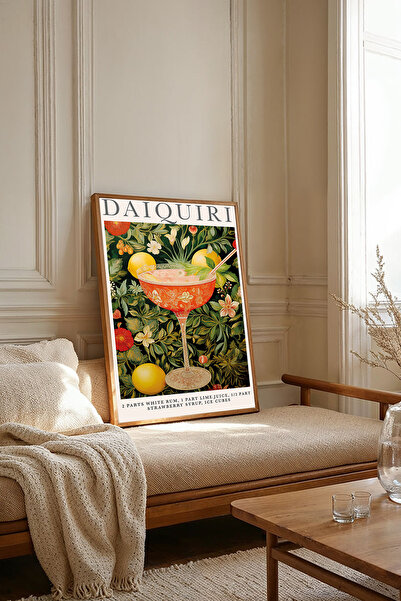 Dekorsiahome Masa dintr-o singura piesa cu rama din lemn pentru camera de zi,...