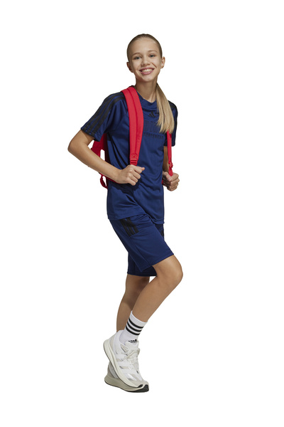 adidas Bağlamalı Bel Normal Lacivert - Siyah Erkek Çocuk Şort JC8039-J HOT SHO