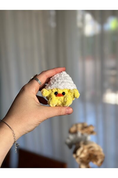 yucin Handmade Crochet Cute Chick & Amigurumi Keychain |   Plush Bag Ornament Gift