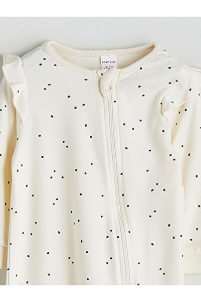 LC Waikiki Lcw Baby Crew Neck Polka Dot Baby Girl Romper