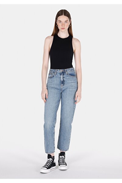 Colin's Прямий крій, висока талія, прямі штанини, жіночі джинси з легкого індиго-деніму