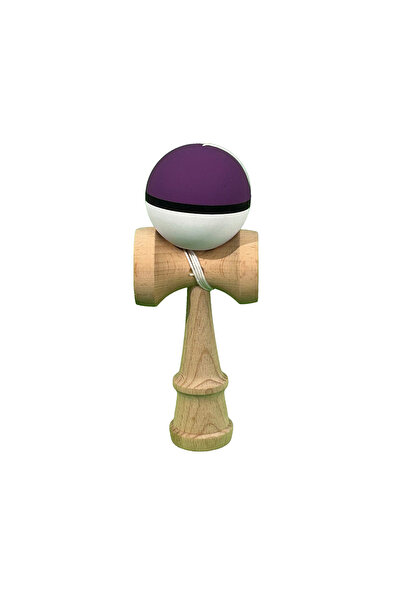 Berbis Kendama X Originala - Jucarie din Lemn, 18 cm, Model Multicolor Mov-Ne...