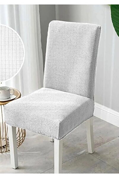 DMK Home Likralı Sandalye Örtüsü, Lastikli Esnek Sandalye Kılıfı 1 Adet