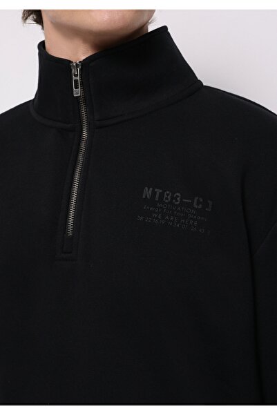 Colin's Мъжки черен суитшърт Comfort Fit