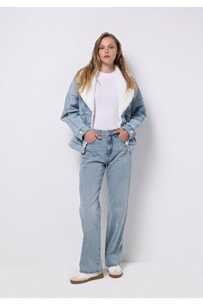 Colin's Straight Fit Mid Waist Full Length Leg Women's Indigo Jean Pants