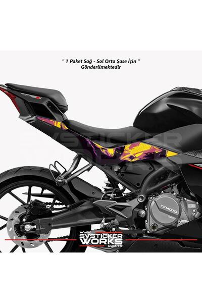 ARONA CFMOTO 250SR Orta Şase Kaplama Batman Desen Sticker