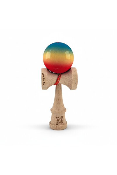Berbis Kendama X Rubber Grip Originala - Cupe Mari - Jucarie din Lemn, 18 cm,...