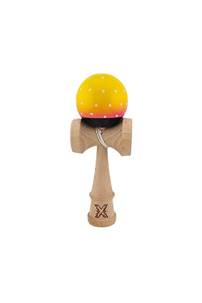 Berbis Kendama X Super Sticky Originala - Jucarie din Lemn, 18 cm, Multicolor...