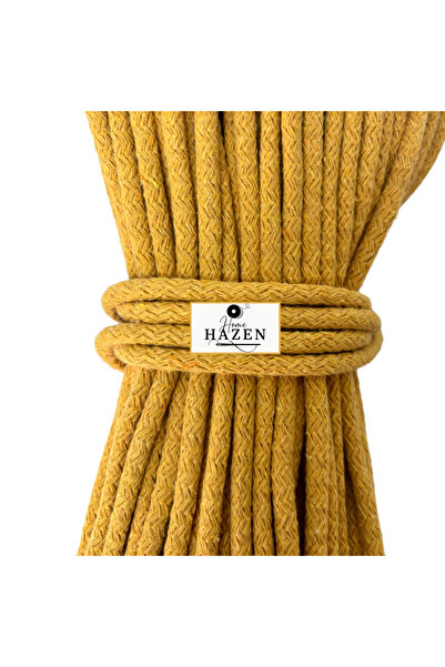 Hazen Home Cotton Cord Rope 6-7 mm – 2 kg (90-100 Meters) - Basket, Bag, Supla, Macrame Making Rope