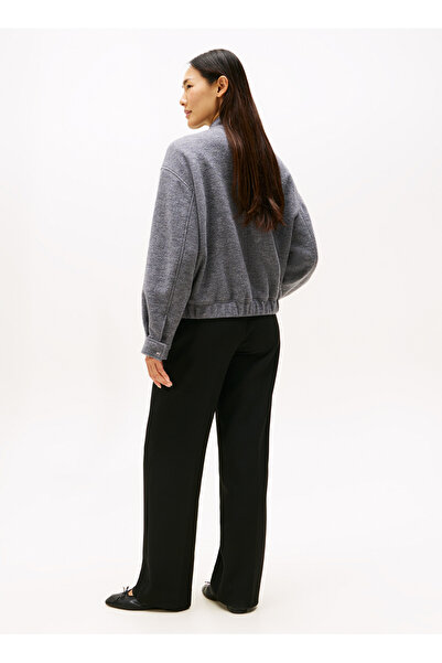 Tommy Hilfiger Standart Gri Kadın Ceket WW0WW45724P03