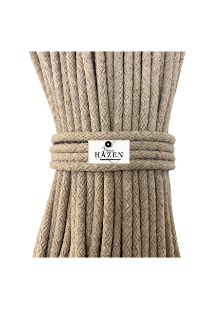 Hazen Home Cotton Cord Rope 6-7 mm – 2 kg (90-100 Meters) - Basket, Bag, Supla, Macrame Making Rope