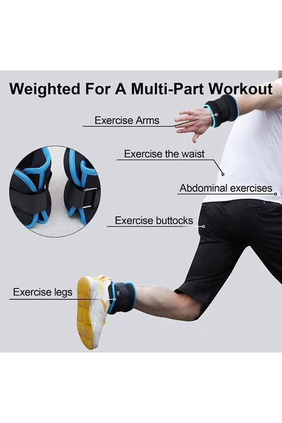 X SPRING Adjustable Ankle & Wrist Weight Set for Men & Women – Running, Walking, Yoga, Home Workou