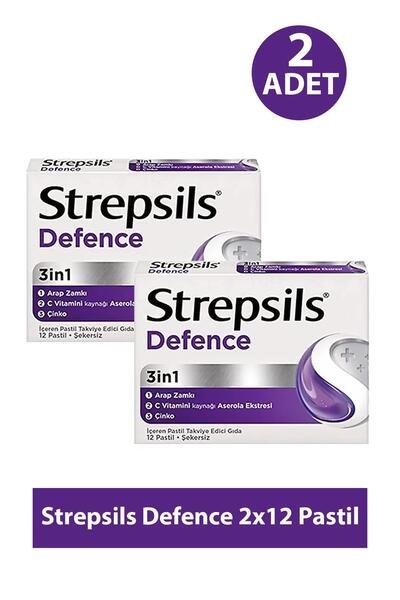 STREPSİLS humanlife Defence 12 Pastil 2 Adet