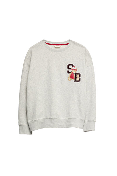 Marks & Spencer Saf Pamuklu Spencer Bear Pijama Takımı