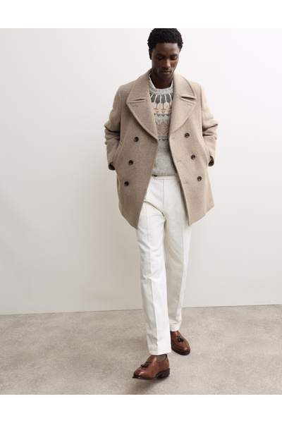 Marks & Spencer İtalyan Yünü Revere Yakalı Kaban