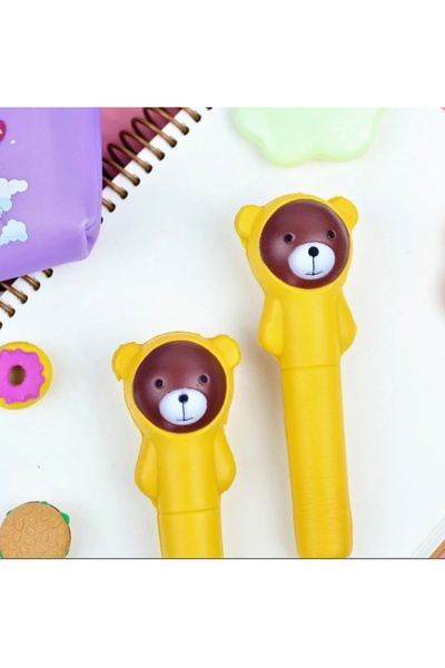 Generic Soft ballpoint pens, squishy pressure pen, large toy pens for stress relief, 2 pieces