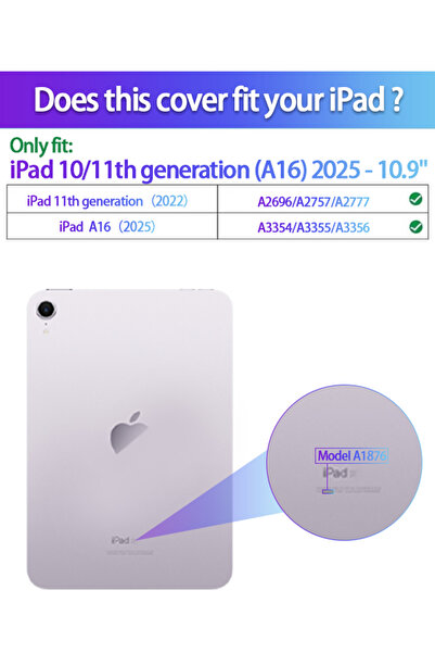 Dar Al-Yaqeen iPad 11th generation (A16) 2025 and 10th generation 10.9-inch pink protective case