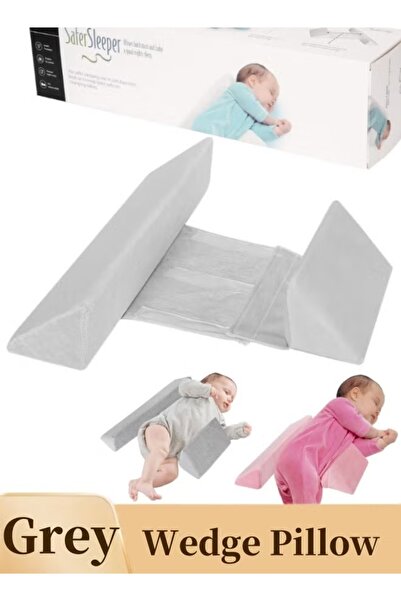 Generica Baby Side Sleeper Pillow,Wedge Pillow Head Wedge Cushion Baby Anti Roll Pillow 45 Inclined