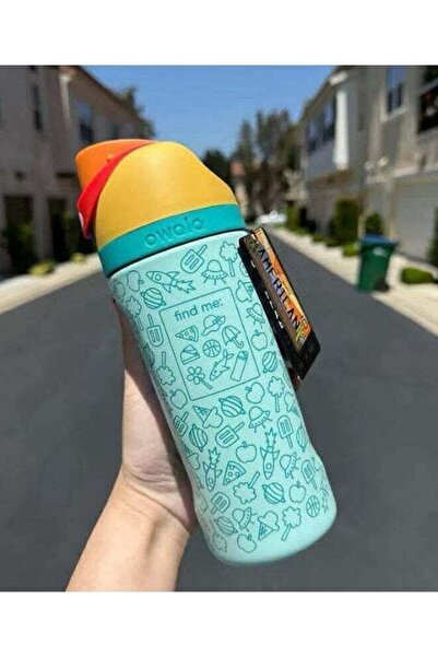 owala زجاجة مياه معزولة من الفولاذ المقاوم للصدأ FreeSip 710 مع ماصة - تحافظ ...