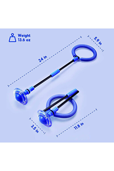 OEM Interactive LED movement game, foldable, blue, set of 2 pieces