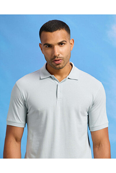 REDTAG Men Blue Basic Polo Shirt