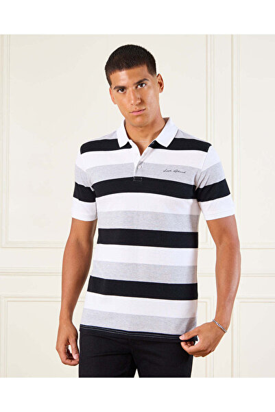 REDTAG قميص بولو رجالي مخطط متعدد الألوان