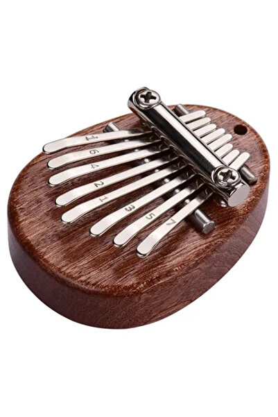 COOYA Mini Kalimba Thumb Piano, Solid Wood 8 Keys Finger Piano, Valentines Gift for Kids Adults Beginners