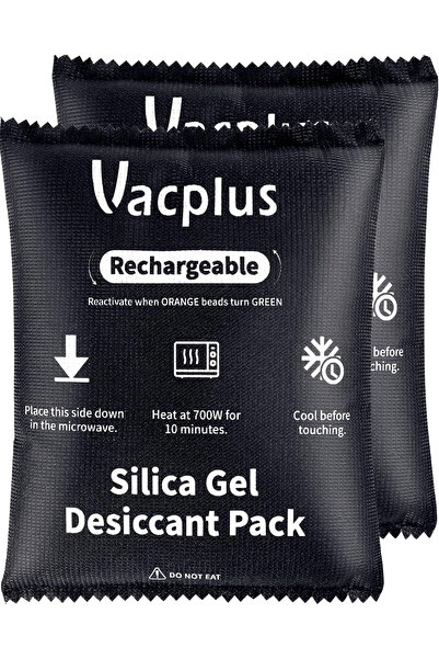 vacplus Dezumidificator universal cu silicagel și indicator, 2x400 gr