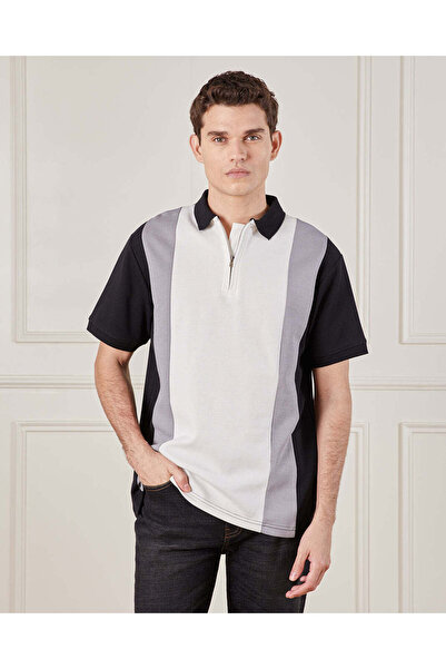 REDTAG Men Multicolour Short Sleeved Polo Shirt