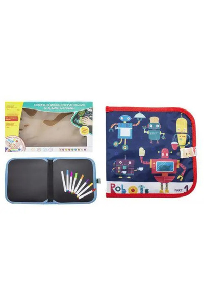 Krista Βιβλίο ζωγραφικής με 6 σελίδες, επαναχρησιμοποιήσιμο, με κηρομπογιές, ...