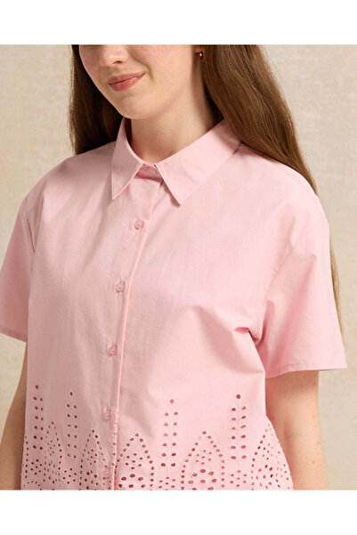 REDTAG Senior Girls Pink Embellished Top