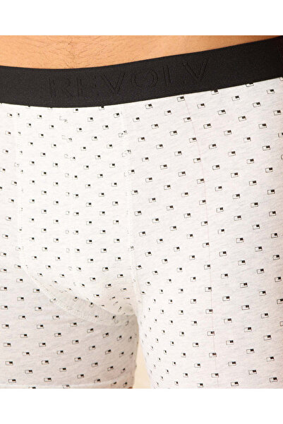 REDTAG Men Ecru And Charcoal Boxers Brief Set (Pack of 2)