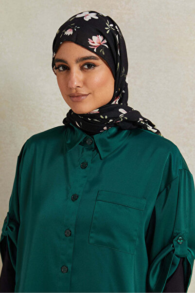 REDTAG Women Olive Collared Shirt Blouse