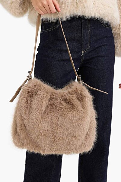 DeFacto Жіноча плюшева сумка через плече F1251AXNS