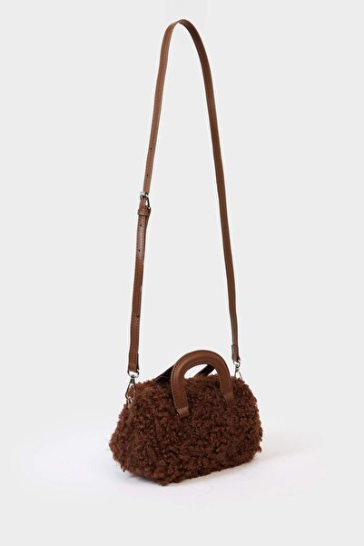 DeFacto Γυναικεία βελούδινη τσάντα χιαστί F1253AXNS