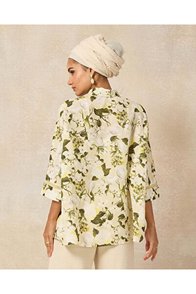 REDTAG Women Yellow Printed Shirt