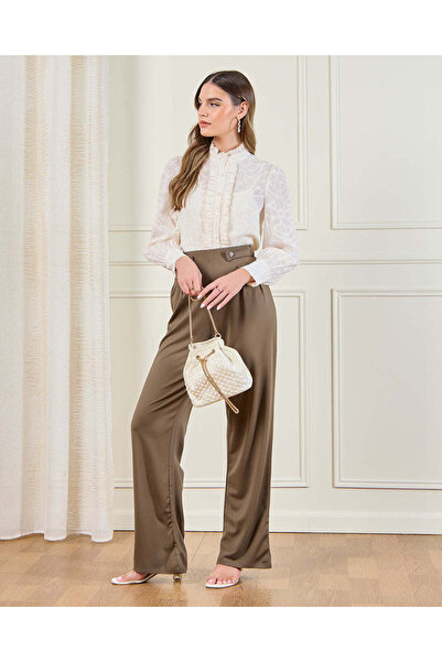 REDTAG Women Cream Jacquard Blouse