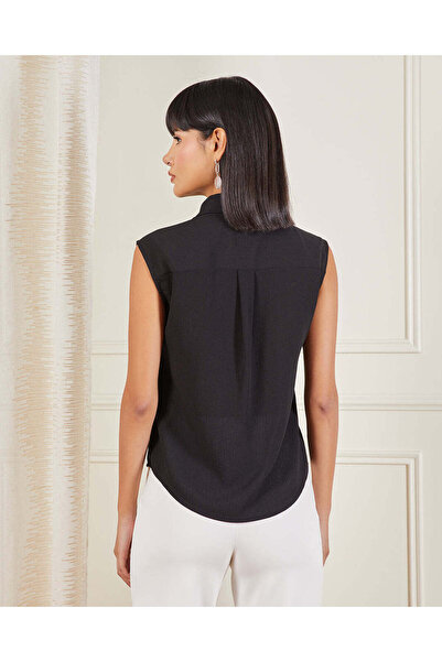 REDTAG Women Black Casual Shirt Blouse