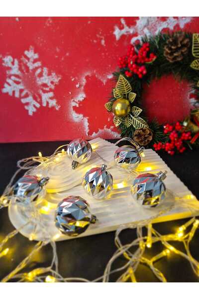 mıstıque home ΣΤΟΛΙΔΙ ΧΡΙΣΤΟΥΓΕΝΝΙΑΤΙΚΟ ΔΕΝΤΡΟ 6 ΤΕΜΑΧΙΑ ΧΡΥΣΗ ΜΠΑΛΑ ΜΕ ΣΧΕΔΙΟ 5 εκ. ΧΡΙΣΤΟΥΓΕΝΝΙΑΤΙΚΟ ΣΤΟΛΙΔΙ