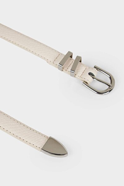 DeFacto Women's Oval Buckle Faux Leather 2-Piece Casual Belt F3361Axns