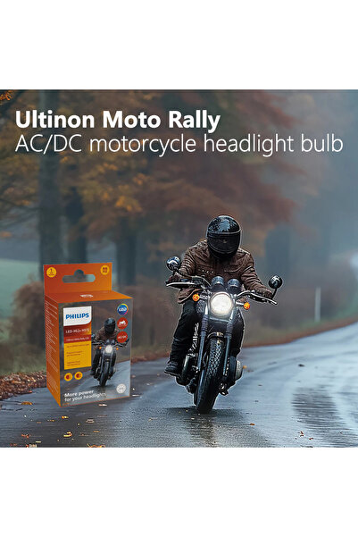 Philips HS1 6500K Cool White Ultinon Moto Rally HS1 LED Headlight AC/DC 6500K Bright White LED Lamp