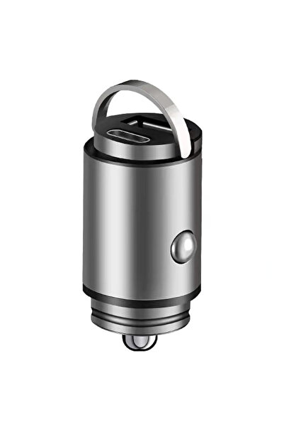 fulina Mini Car Charger, Super Fast Charging, Hidden Pull Ring, Suitable for Many Products, Grey