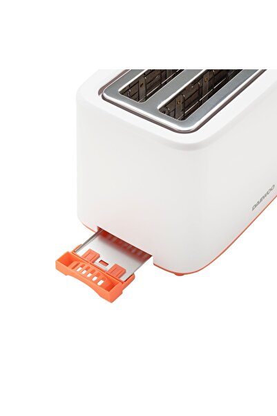 Daewoo Daewoo Toaster, 900 W power, defrost, crumb tray, Cool Touch, White