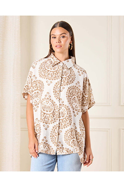 REDTAG Women White Printed Casual Blouse