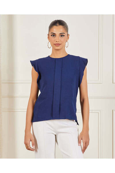 REDTAG بلوزة نسائية كاجوال باللون الأزرق البحري