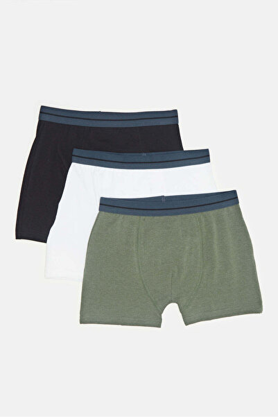 REDTAG Senior Boys Assorted Boxer Set (Pack of 3)