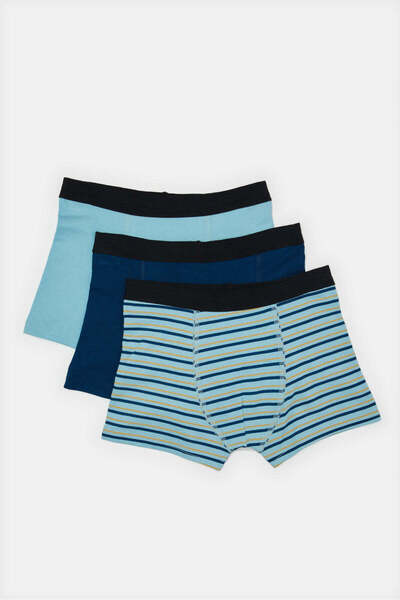 REDTAG Boys Assorted Striped Boxer Set (Pack of 3)