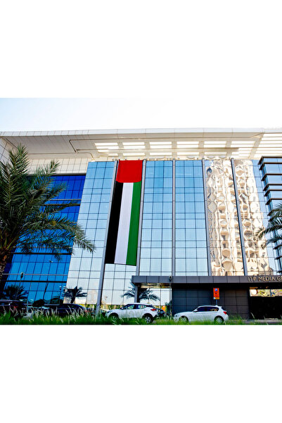 Rosymoment UAE Flag Big Size- United Arab Emirates Flag, 150x10MTR, Outdoor/Indoor