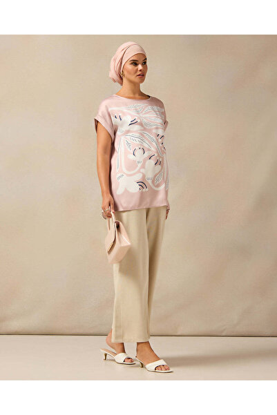 REDTAG Women Pink Printed Blouse