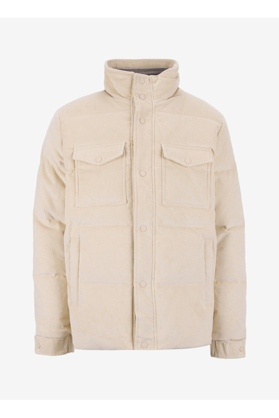 Discovery Expedition D5WM-MNT3704 Kırık Beyaz Düz Erkek Mont